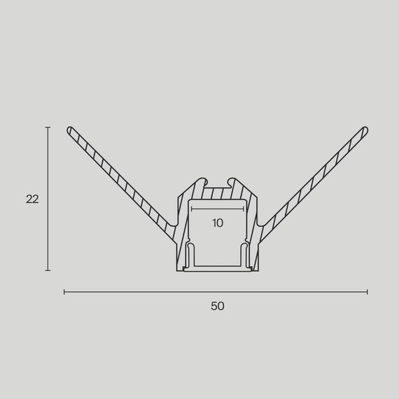 Комплектующие к светодиодной ленте Led Strip ALM-5022-S-2M, изображение 2