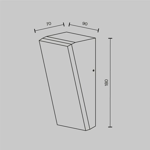 Настенный светильник (бра) Outdoor O436WL-L10GF3K1, изображение 14