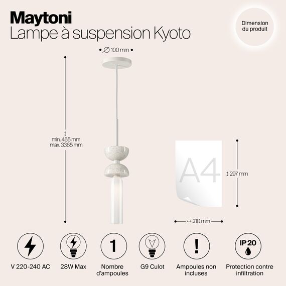Подвесной светильник Maytoni MOD178PL-01W, изображение 10
