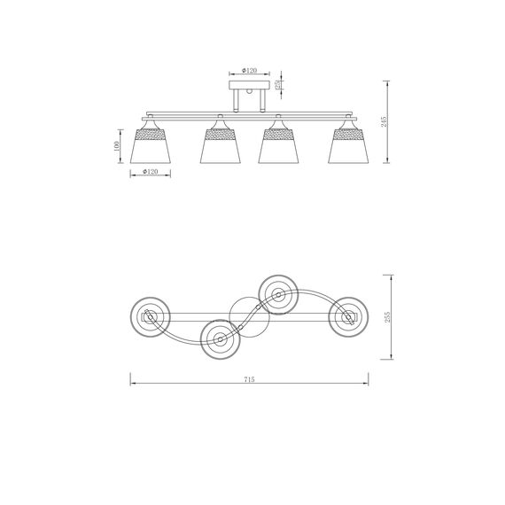 Люстра Freya FR5156PL-04WG, изображение 13