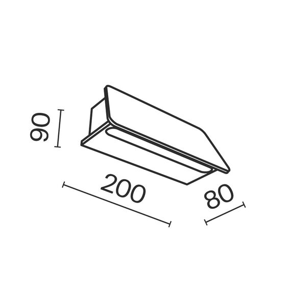 Настенный светильник (бра) Outdoor O429WL-L6GF3K, изображение 4