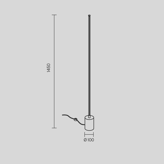 Напольный светильник (торшер) Maytoni MOD147FL-L20BK1, изображение 2