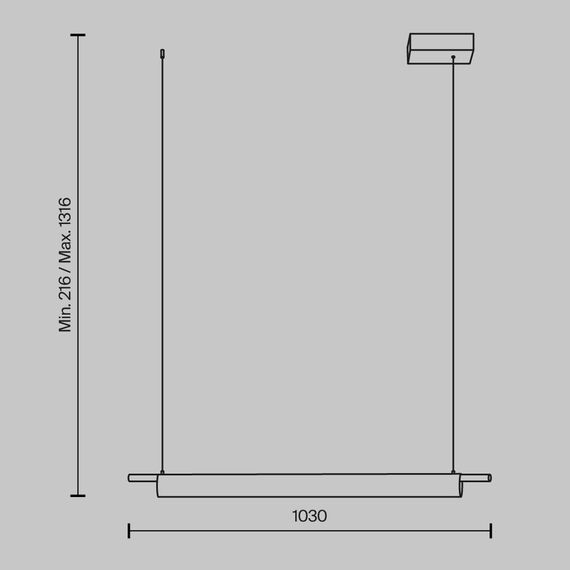 Подвесной светильник Maytoni MOD258PL-L20BS3K, изображение 5