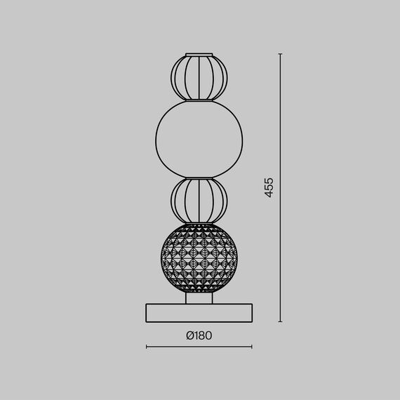 Настольный светильник Maytoni MOD301TL-L18CH3K, изображение 2
