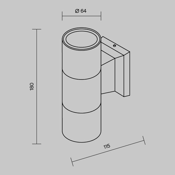 Настенный светильник (бра) Outdoor O574WL-02W, изображение 3