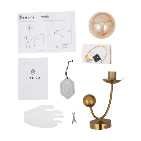 Настенный светильник (бра) Freya FR5158WL-01BS, изображение 6