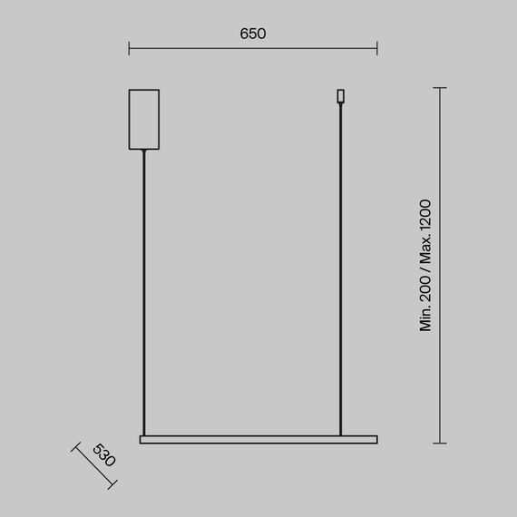 Подвесной светильник Maytoni MOD072PL-L28CH3K, изображение 3
