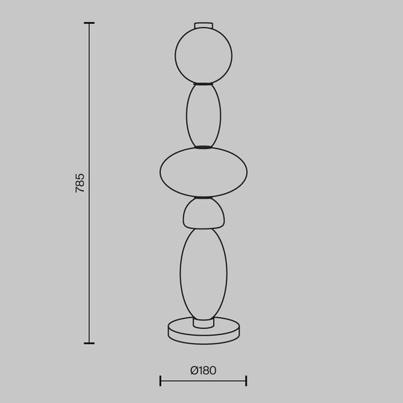 Настольный светильник Maytoni MOD297TL-L24BS3K, изображение 12