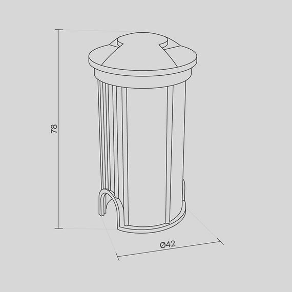 Встраиваемый светильник Outdoor O044DL-L1S3K1, изображение 10