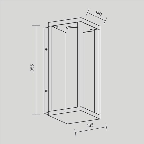 Настенный светильник (бра) Outdoor O480WL-L12B3K, изображение 7