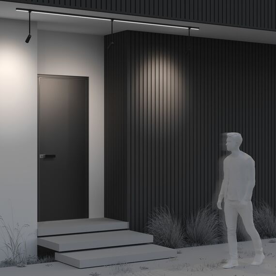 Уличный трековый светильник Outdoor O-TR01-2-P-8WB3K, изображение 8