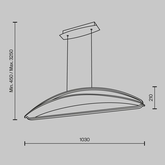 Подвесной светильник Maytoni MOD281PL-L34BS3K, изображение 10