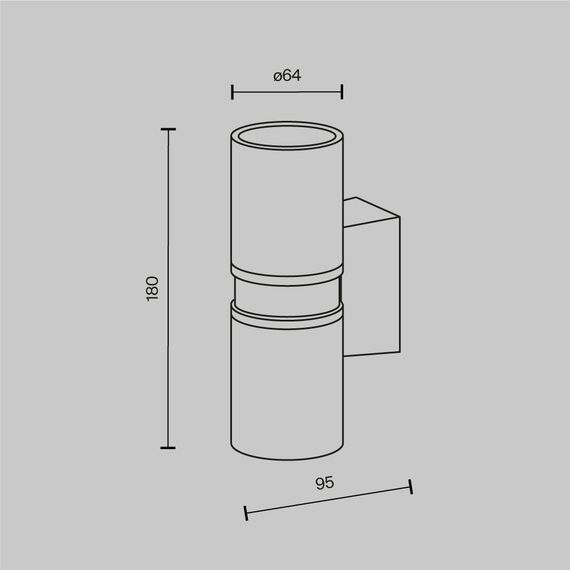Настенный светильник (бра) Outdoor O582WL-02B, изображение 17