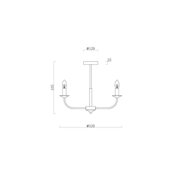 Потолочный светильник Freya FR4013CL-05GB, изображение 3