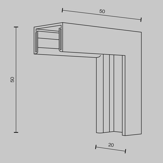 Комплектующие для накладной трековой системы Technical TRA172ICL-11B, изображение 6