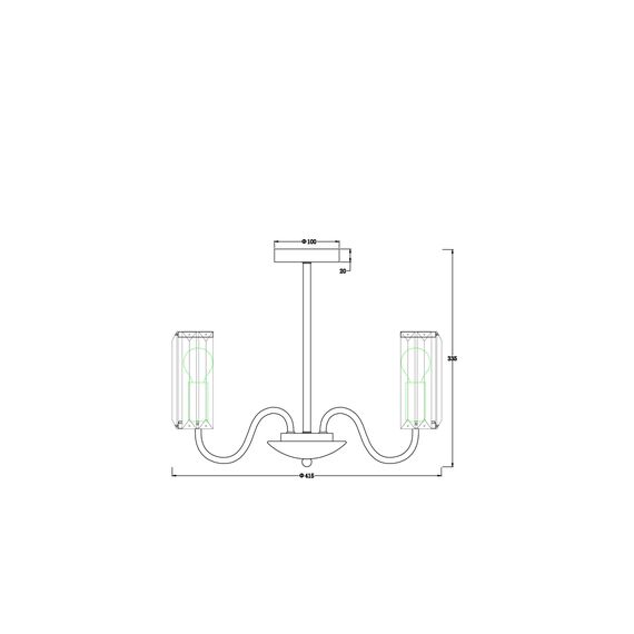 Люстра Freya FR2025PL-05CH, изображение 14