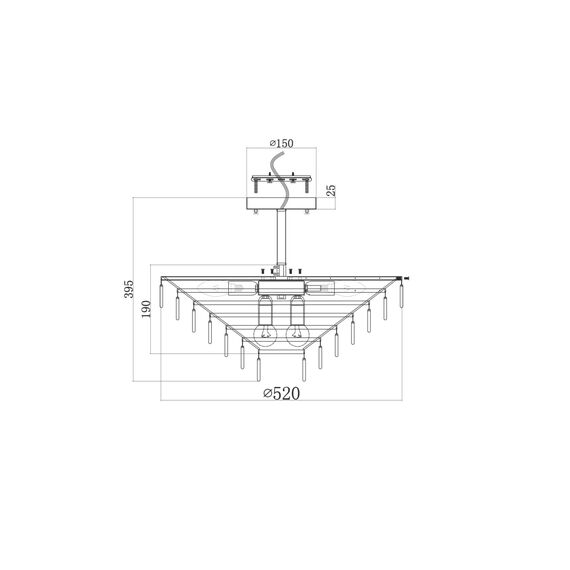 Потолочный светильник Maytoni MOD130CL-11G, изображение 6
