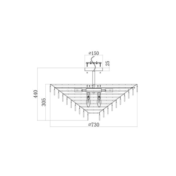 Потолочный светильник Maytoni MOD130CL-14G, изображение 5