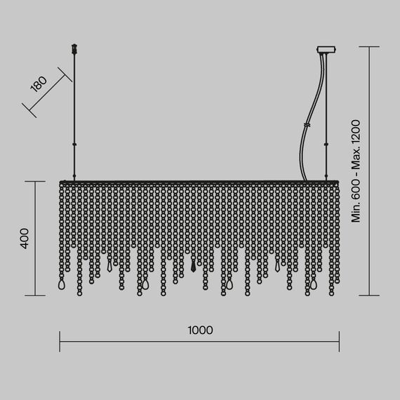 Подвесной светильник Maytoni DIA002PL-05CH, изображение 4