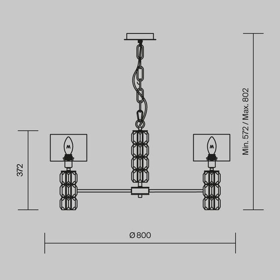 Люстра Maytoni DIA008PL-07CH, изображение 5