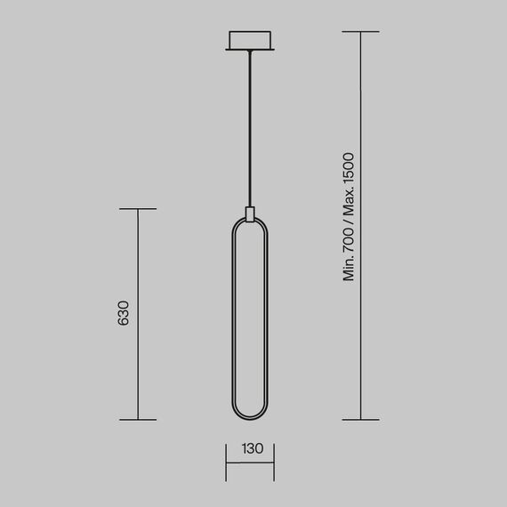 Подвесной светильник Maytoni MOD017PL-L13N, изображение 6