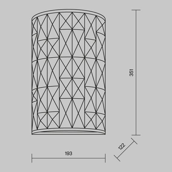 Настенный светильник (бра) Maytoni MOD184-WL-02-CH, изображение 7