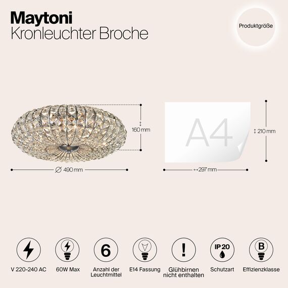 Люстра Maytoni DIA902-06-N, изображение 3