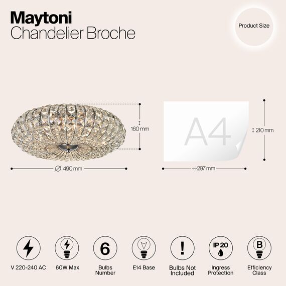 Люстра Maytoni DIA902-06-N, изображение 10