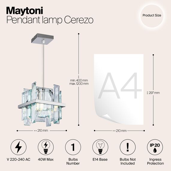 Подвесной светильник Maytoni MOD201PL-01N, изображение 5