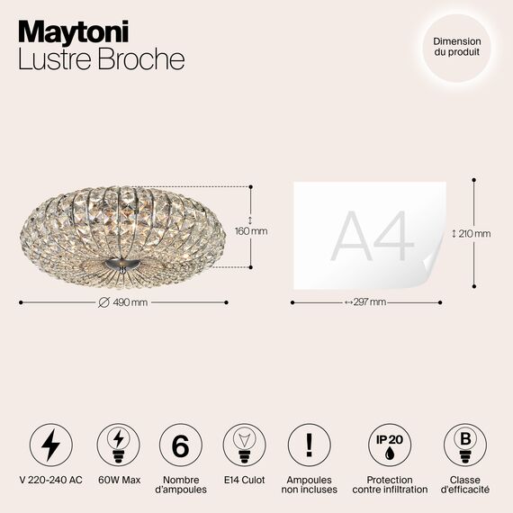 Люстра Maytoni DIA902-06-N, изображение 4