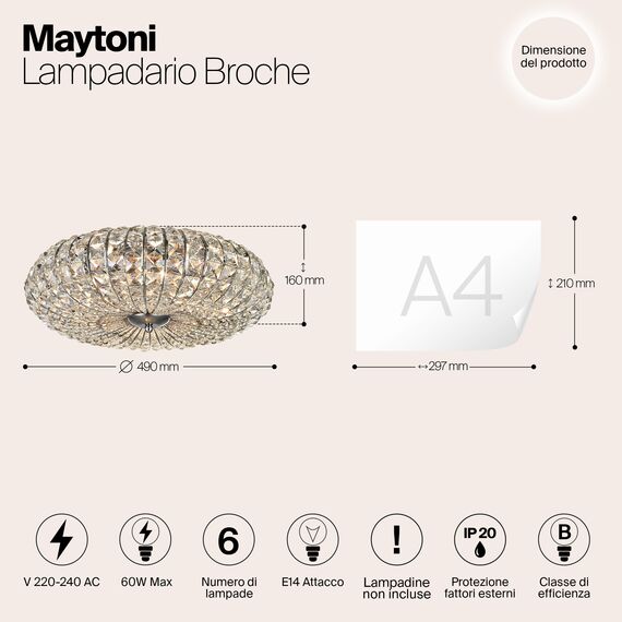 Люстра Maytoni DIA902-06-N, изображение 5