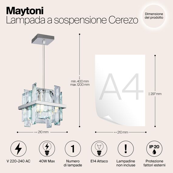 Подвесной светильник Maytoni MOD201PL-01N, изображение 7