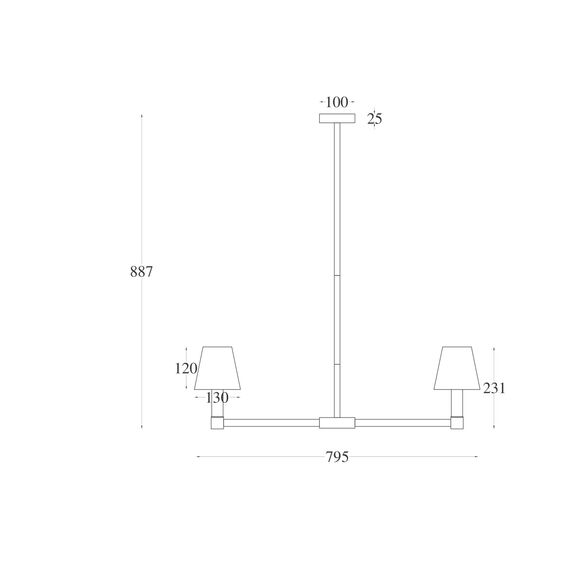 Подвесной светильник Maytoni MOD104PL-07B, изображение 8