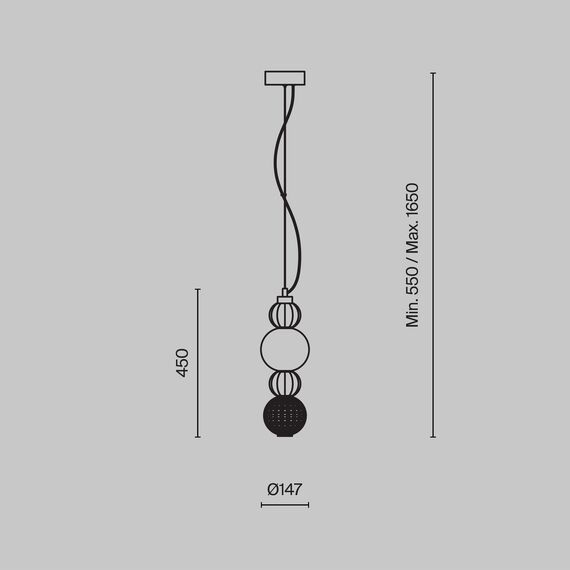 Подвесной светильник Maytoni P069PL-L17CH3K, изображение 2