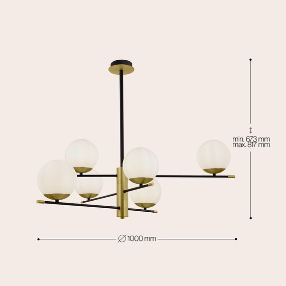 Подвесной светильник Maytoni MOD048PL-06G, изображение 10