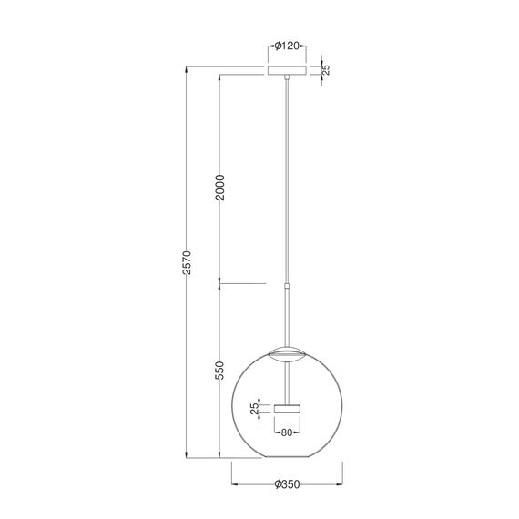 Подвесной светильник Maytoni MOD056PL-L12G3K, изображение 2