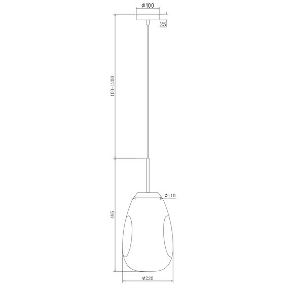 Подвесной светильник Maytoni P013PL-01G, изображение 5