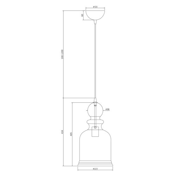 Подвесной светильник Maytoni P035PL-01CH, изображение 3