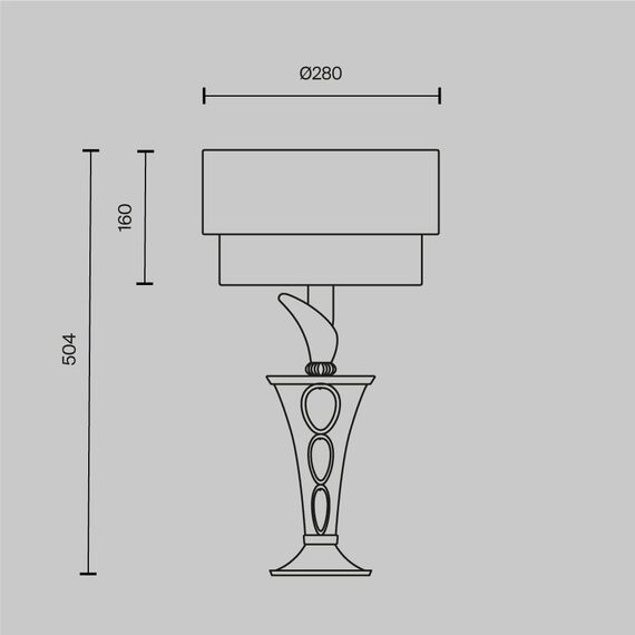 Настольный светильник Maytoni H311-11-G, изображение 11