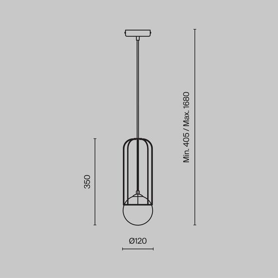 Подвесной светильник Maytoni P361PL-01G, изображение 3