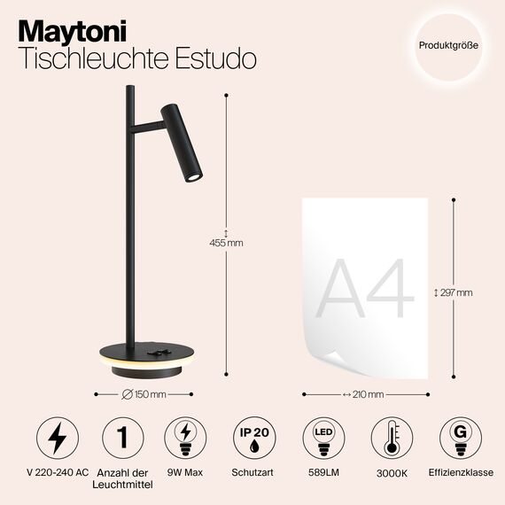 Настольный светильник Maytoni Z010TL-L8B3K, изображение 10