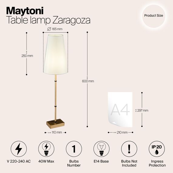 Люстра Maytoni H001CL-05BS, изображение 7
