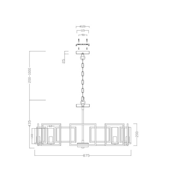 Подвесной светильник Maytoni H009PL-08G, изображение 2