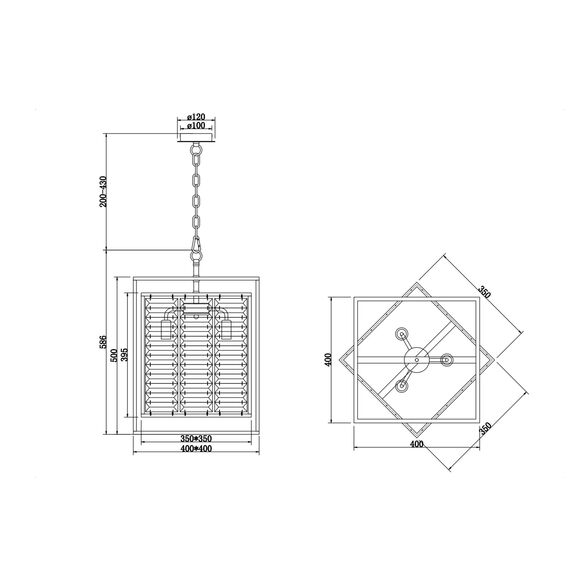 Подвесной светильник Maytoni MOD060PL-04G, изображение 2