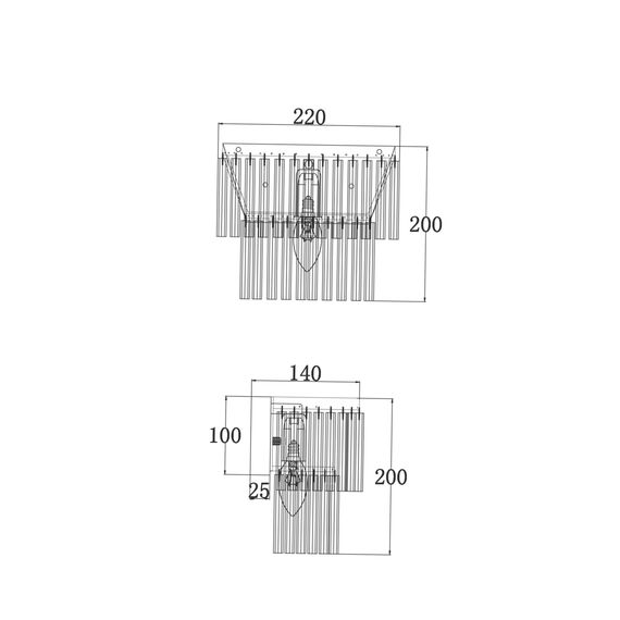 Настенный светильник (бра) Maytoni MOD093WL-01BS, изображение 2