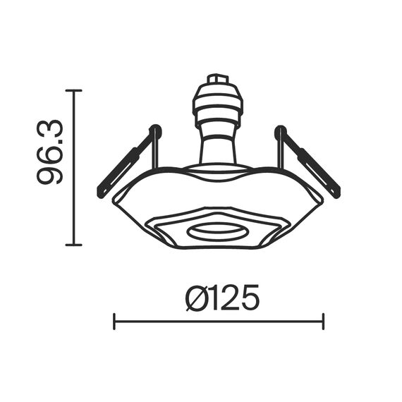 Встраиваемый светильник Maytoni DL284-1-01-W, изображение 2