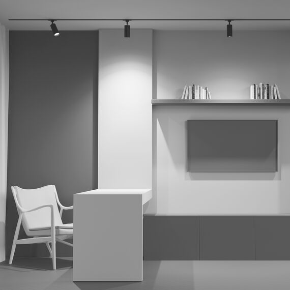 Трековый светильник Technical TR028-3-GU10-B, изображение 4