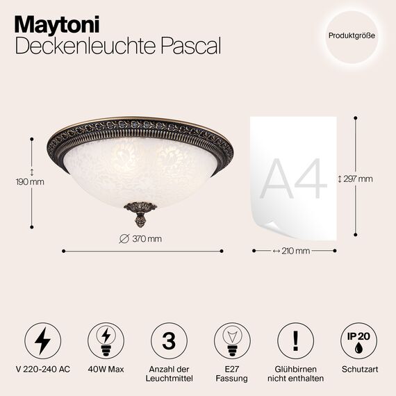 Потолочный светильник Maytoni C908-CL-03-R, изображение 5