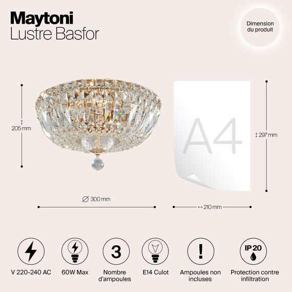 Люстра Maytoni DIA100-CL-03-G, изображение 5
