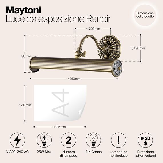 Подсветка Maytoni PIC118-22-R, изображение 6